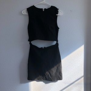 Urban Outfitters Black two piece dress